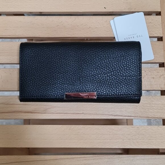 TED BAKER LONDON Leather Wallet on a Chain - Picture 2 of 6